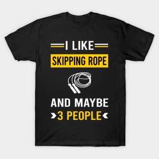 3 People Skipping rope T-Shirt